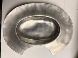 Vintage-Rasierschale aus Zinn