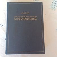 Operationslehre von Max Lange 1951