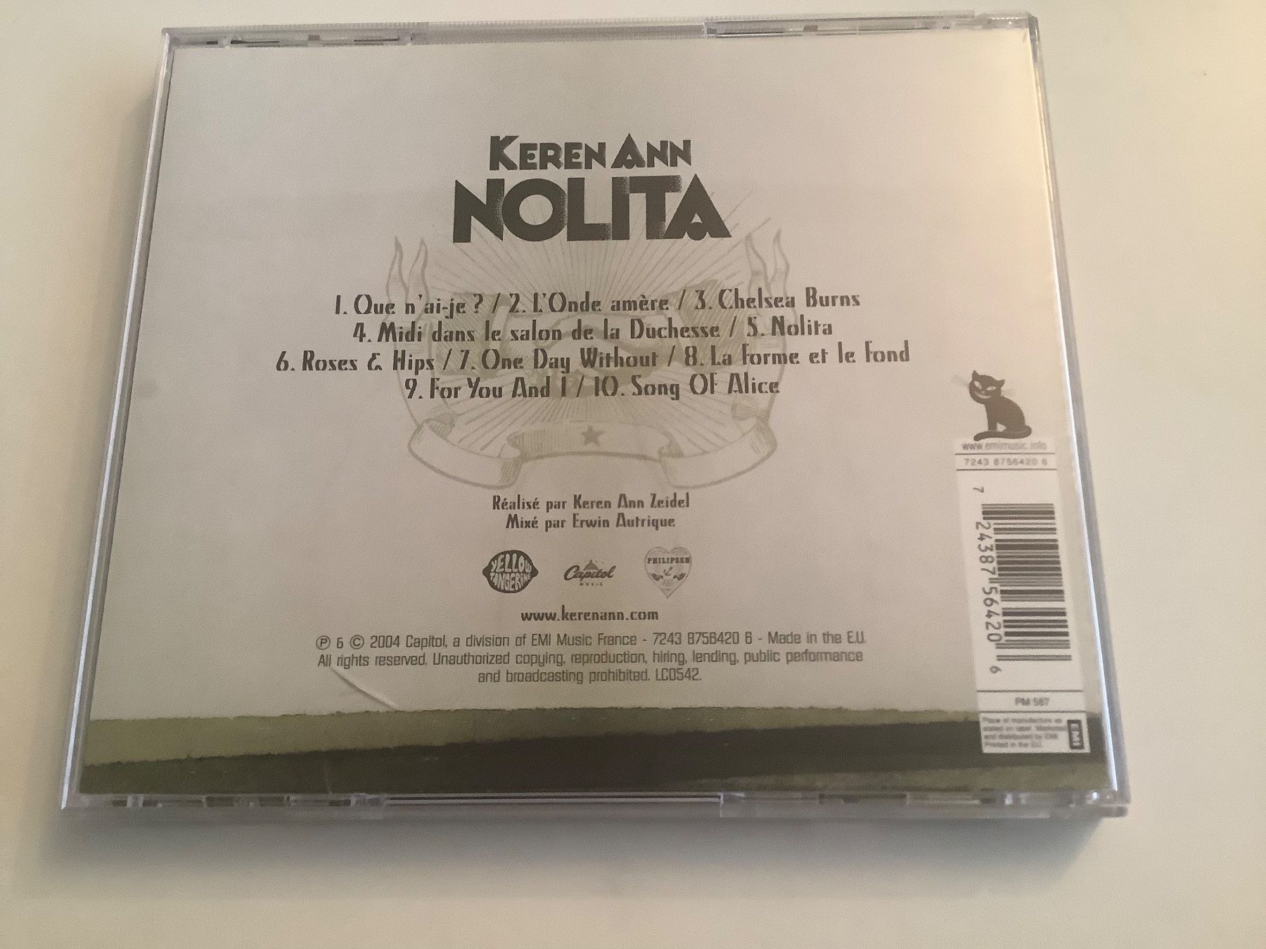 CD: Keren Ann / Nolita / 2004 – Usato da Dübendorf venduto da Shreck 1