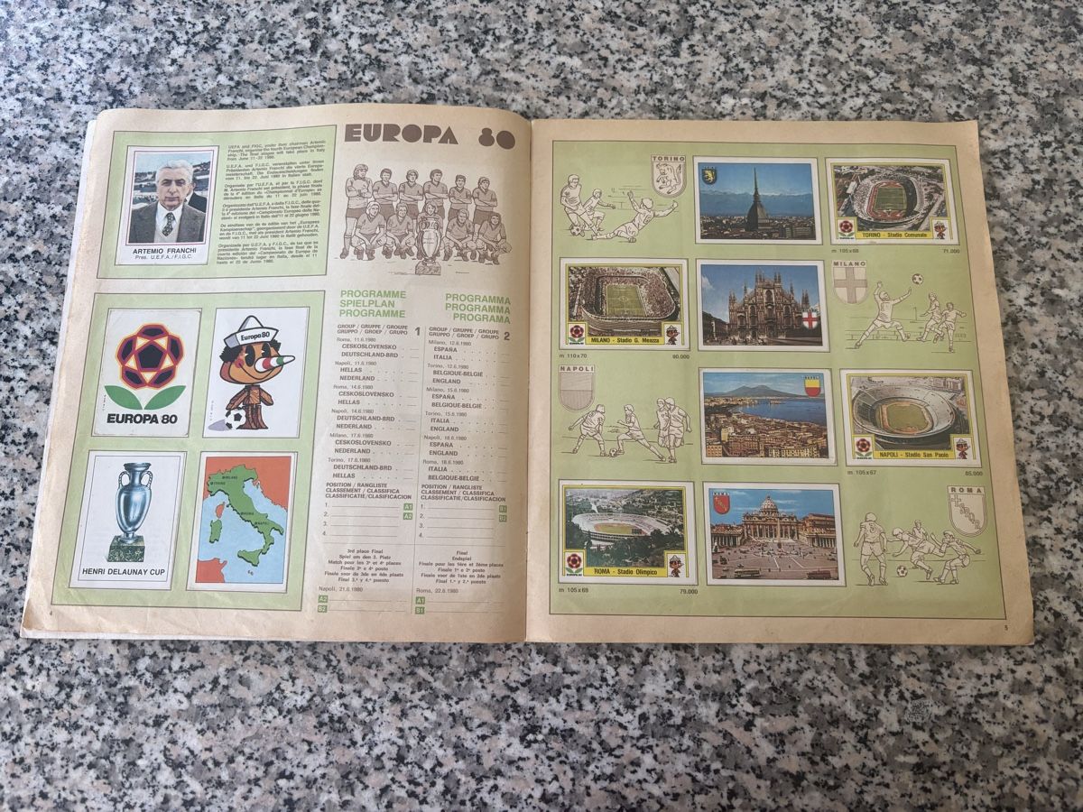 Panini Album: Panini EM 1980 – Usato da Wangen b. Dübendorf venduto da Antiz1210 3