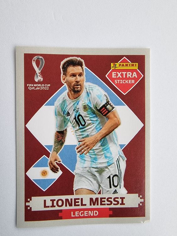 Panini WK 2022 Extra Sticker Lionel Messi Burgund | Kaufen auf Ricardo