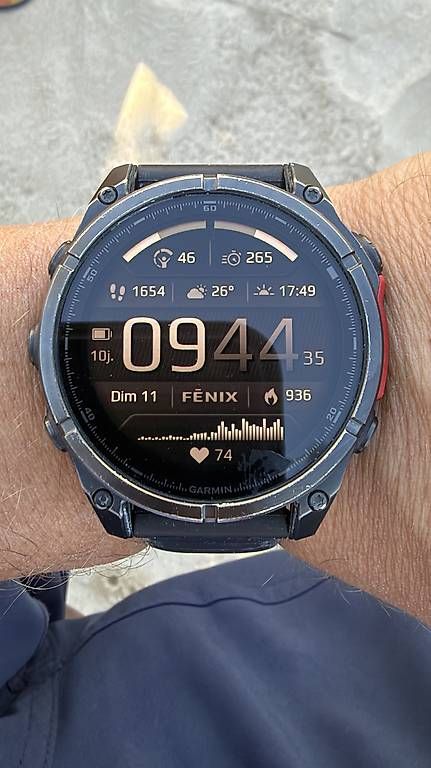 Smartwatch: Garmin Fenix 8 - 47mm AMOLED – Gebraucht aus Bulle von cyfaro 1