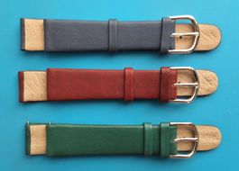 3 x Uhrenband, verschiedene Farben (Bandanstoss: 18 mm)