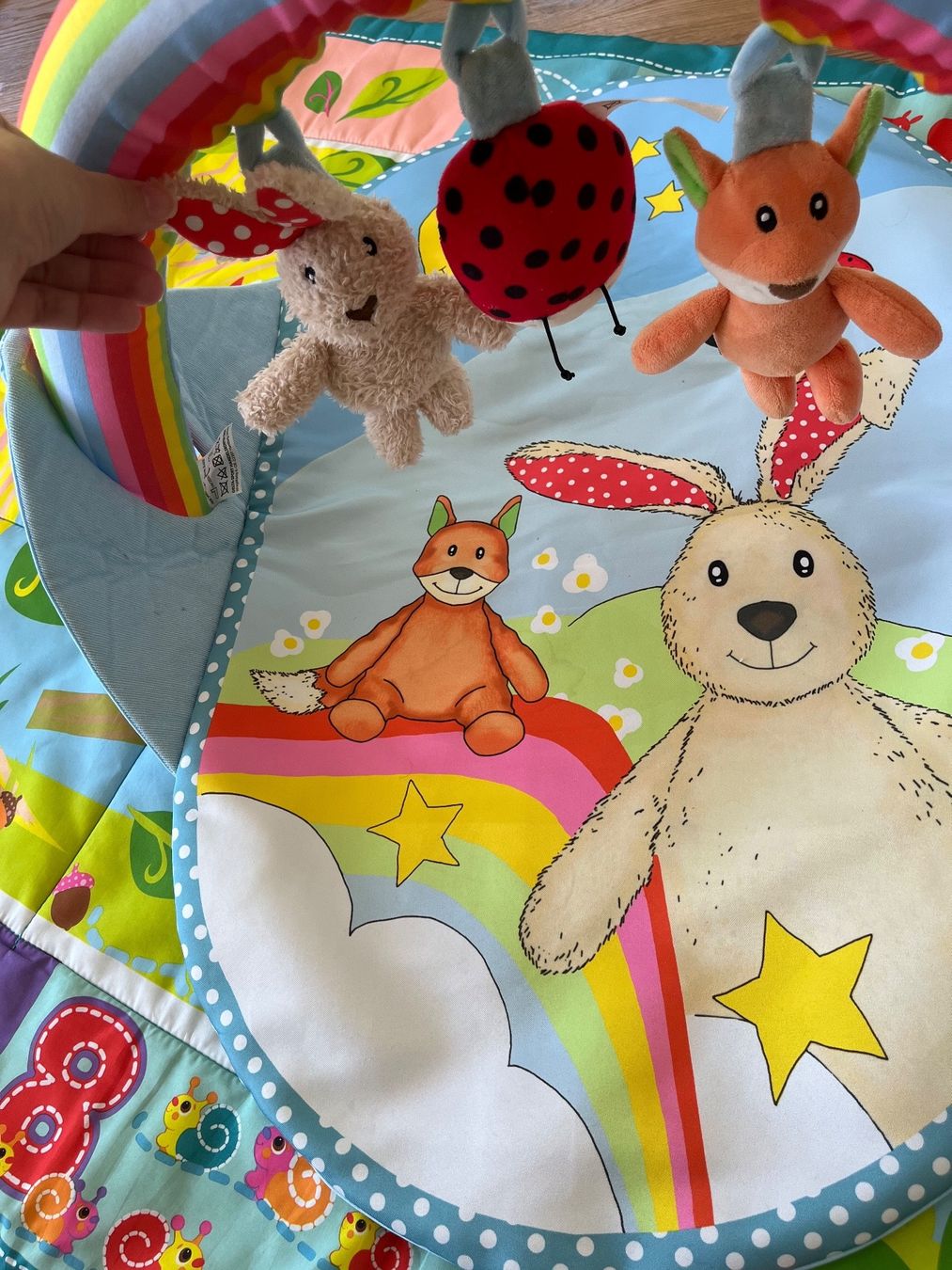 Chicco Tappeto da gioco: Spielbogen von Lupilu inkl. Chicco Krabbeldecke – Usato da Triesen venduto da dardaleni 1