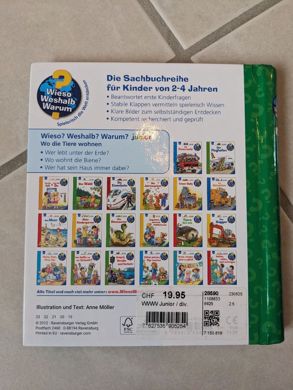 Libri: Ravensburger Junior: Wo die Tiere wohnen – Usato da Wald ZH venduto da andy_ch01 2