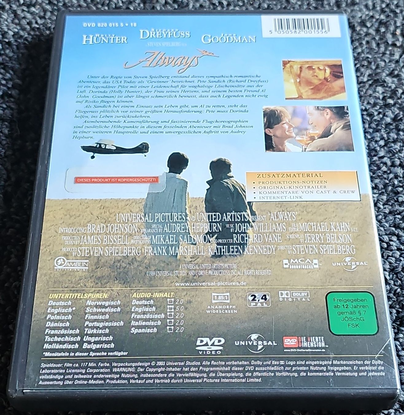 Tutti i DVDs: DVD Always (23595) – Usato da Ruswil venduto da jan_bxl5 1