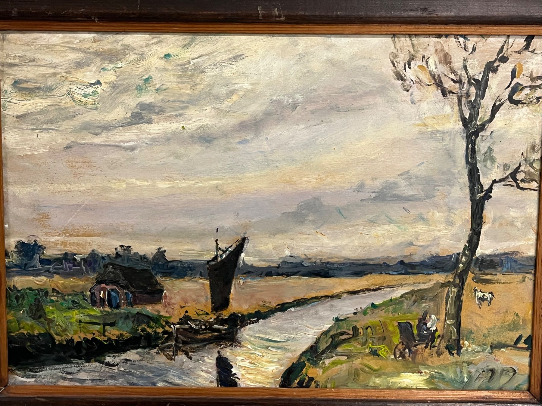 Dipinti: BERNHARD HUYS - 1895 - 1974 ÖlGemälde – Usato da Basel venduto da Kaffee_und_Kunst 2
