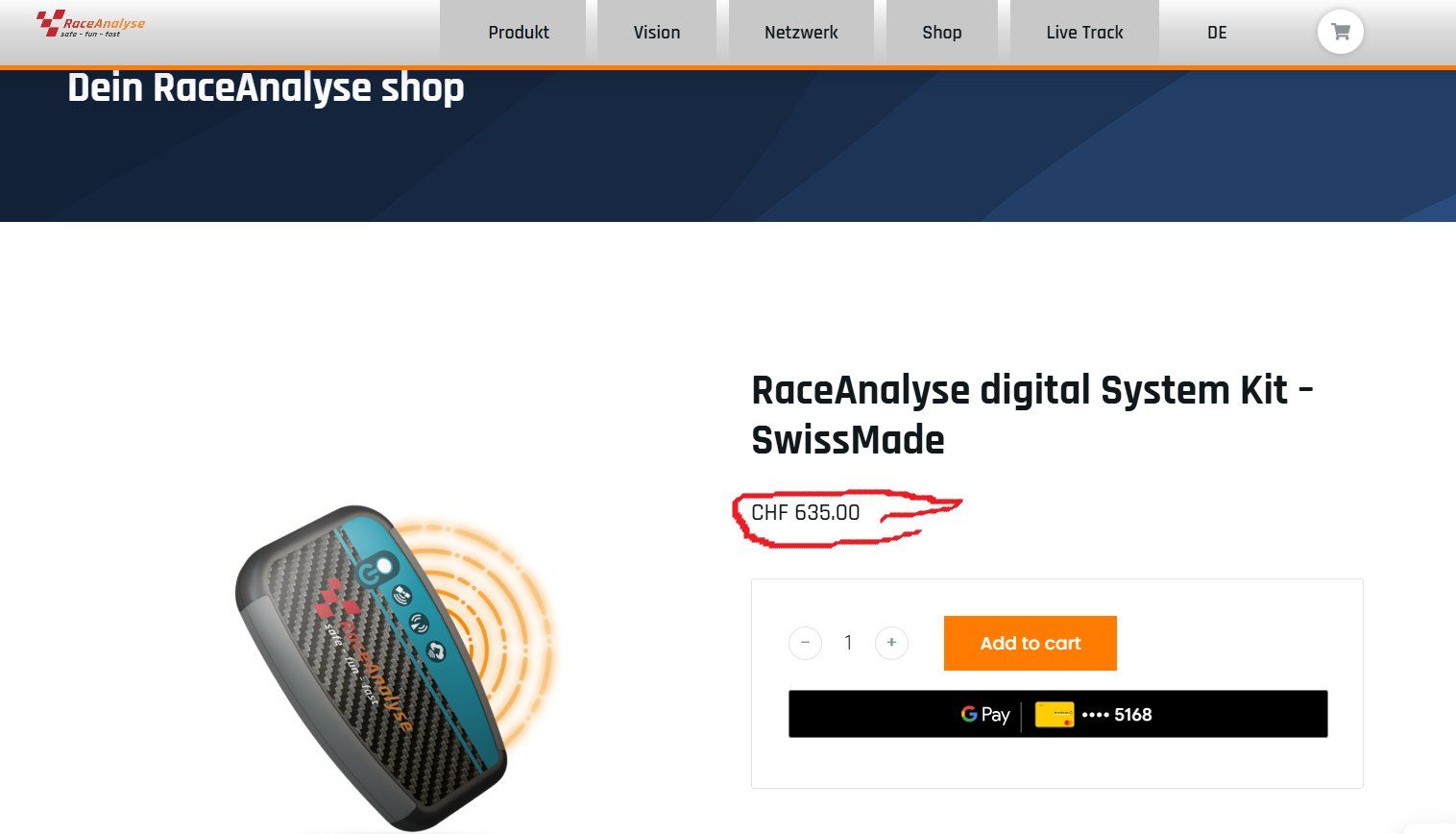 Misurare: Race analyse Datalogger Datarecorder Laptimer Motorrad,Auto – Nuovo e nell'imballaggio originale da Rorschach venduto da Mr_fairprice 3