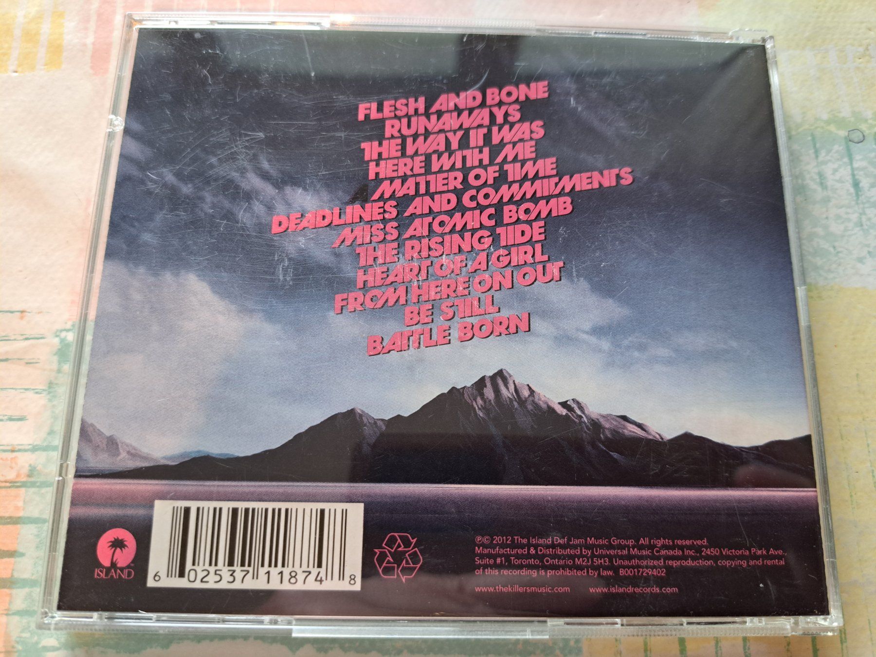 CDs: Cd The Killer - Battle Born  – Gebraucht aus Pully von bro_n52j 1