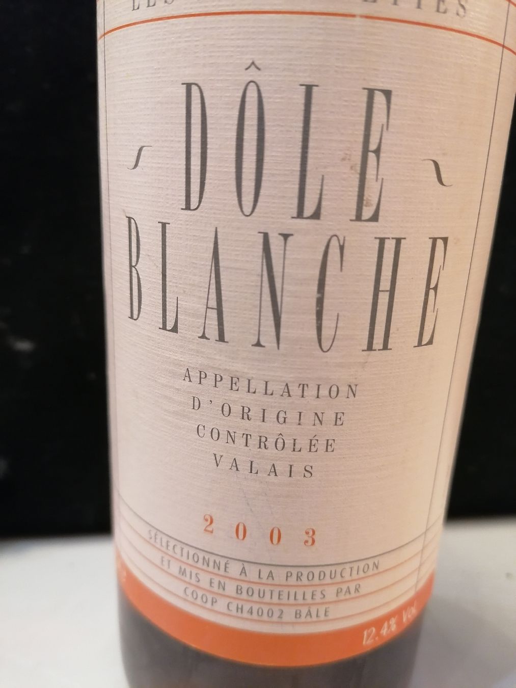 Vino: Dôle Blanche 2003 - Appellation Contrôlée – Nuovo (secondo la descrizione) da Genève venduto da Leboucheoreilles 2