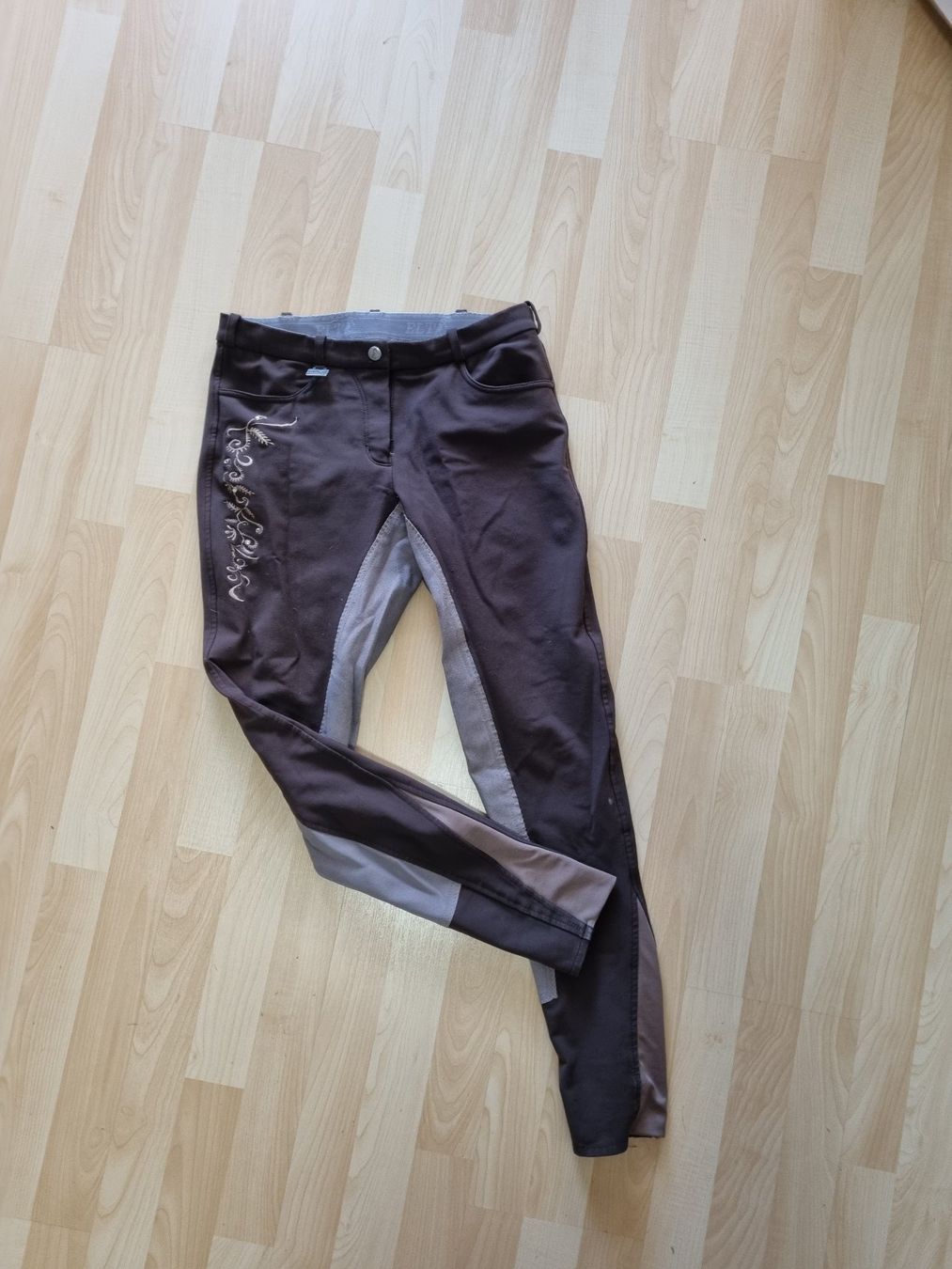 Hosen: Reithose braun, Vollbessatz von ELT Gr. 38 – Gebraucht aus Niederrohrdorf von sno_8hcp