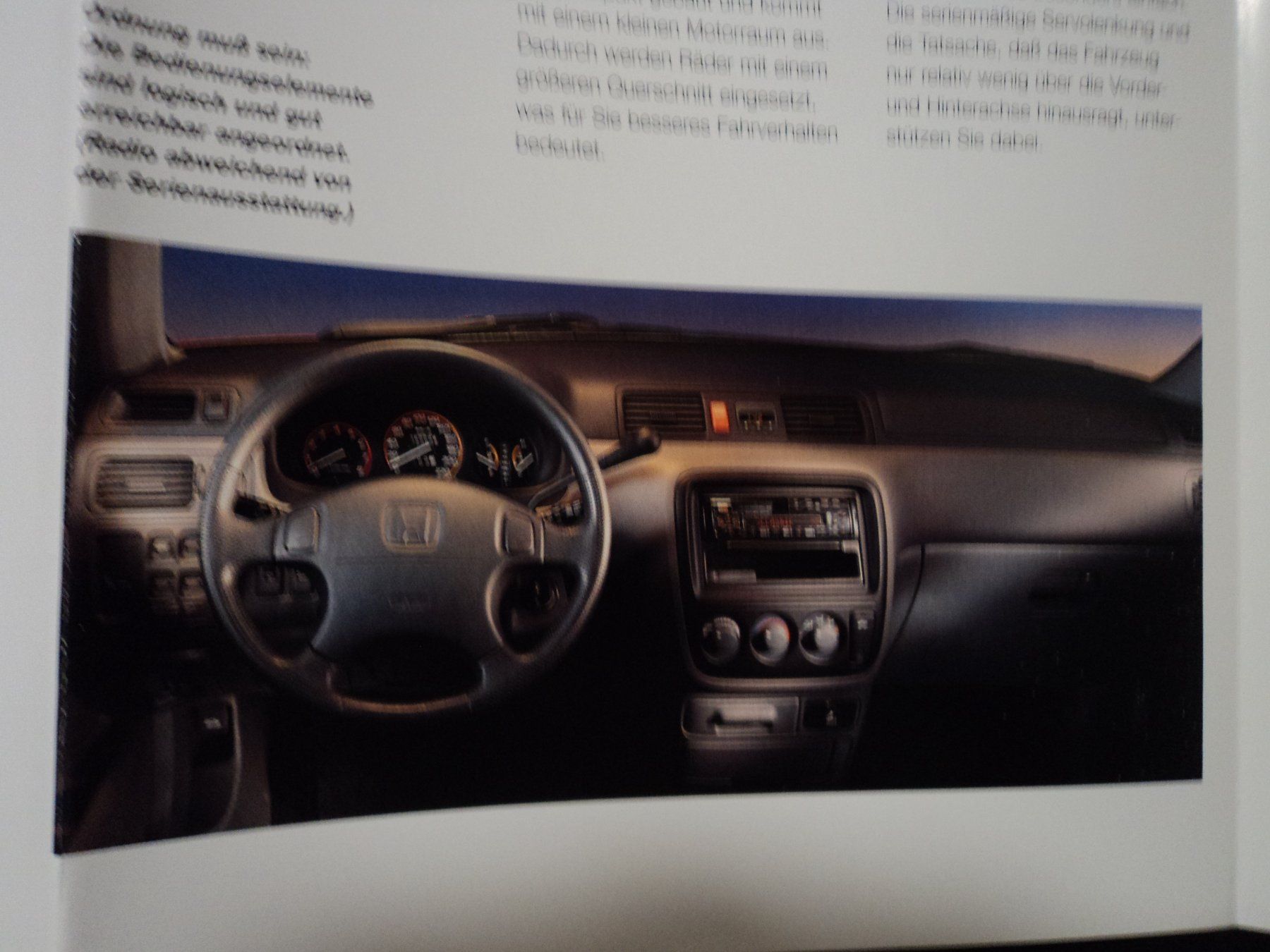 Honda Dokumente: Prospekt Honda CR-V 1997 – Gebraucht aus Schwarzenburg von modelCARama 2