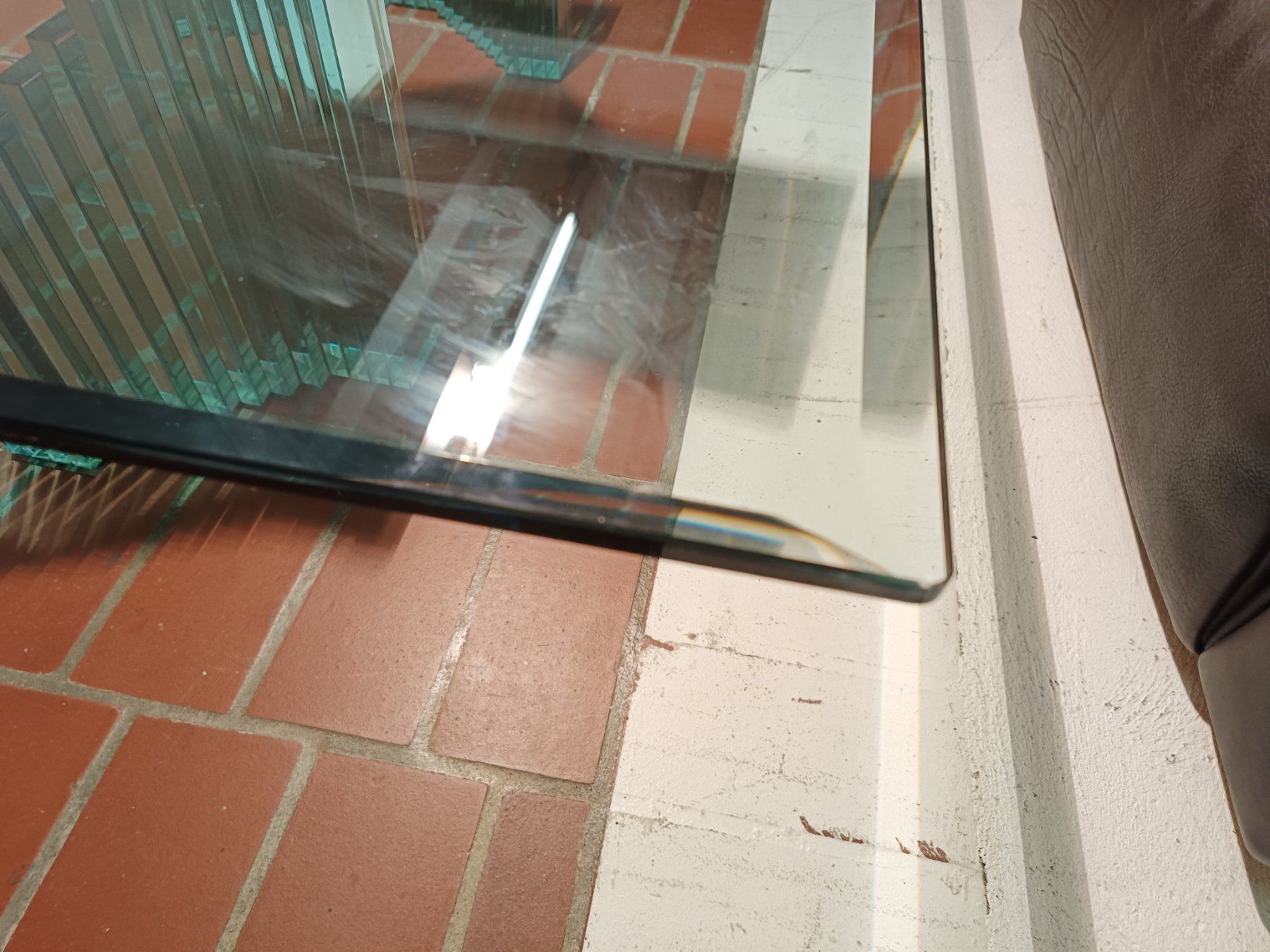 Tavoli: Vintage Glas Couchtisch L.Massoni – Usato da Winterthur venduto da style-and-design.zrh 6