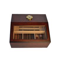Humidor mit Sichtfenster für Zigarren Aufbewahrung
