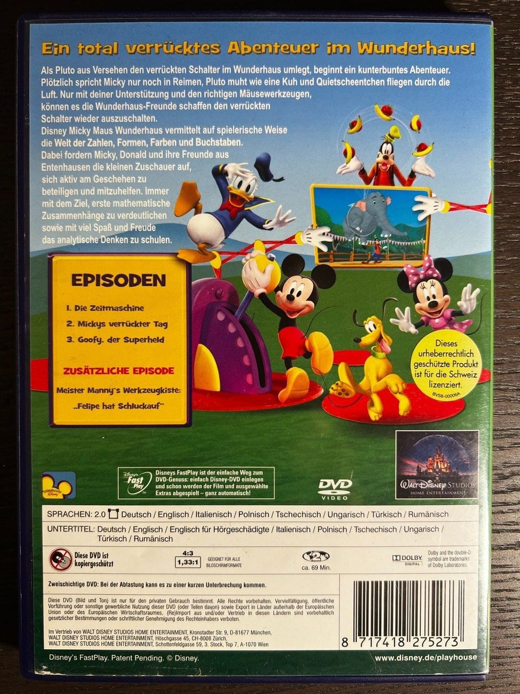 Tutti i DVDs: Micky Maus Wunderhaus - Verrückte Wunderhaus-Geschichten – Usato da Zürich venduto da FilmFreunde 1