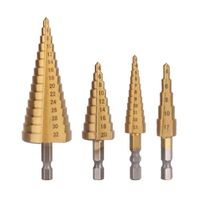 4tlg HSS Stufenbohrer Konusbohrer Set