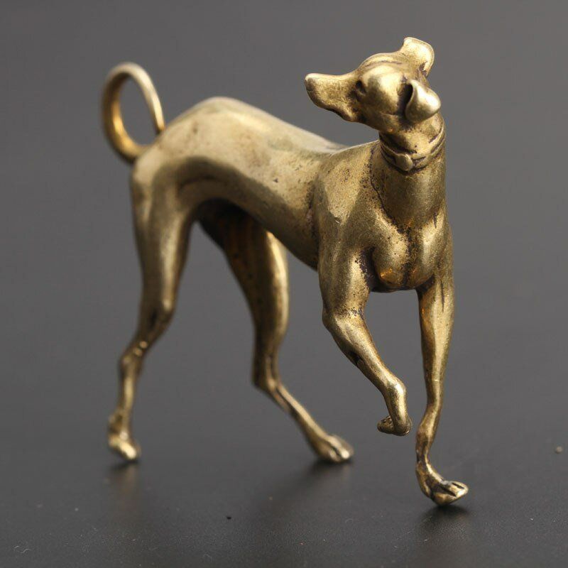Statuette: Hund Windhund aus Messing – Nuovo (secondo la descrizione) da Uerkheim venduto da Kaufoption 4