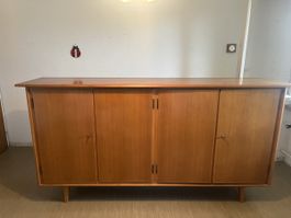 Mid-Century Sideboard / Vintage Anrichte mit Barfach