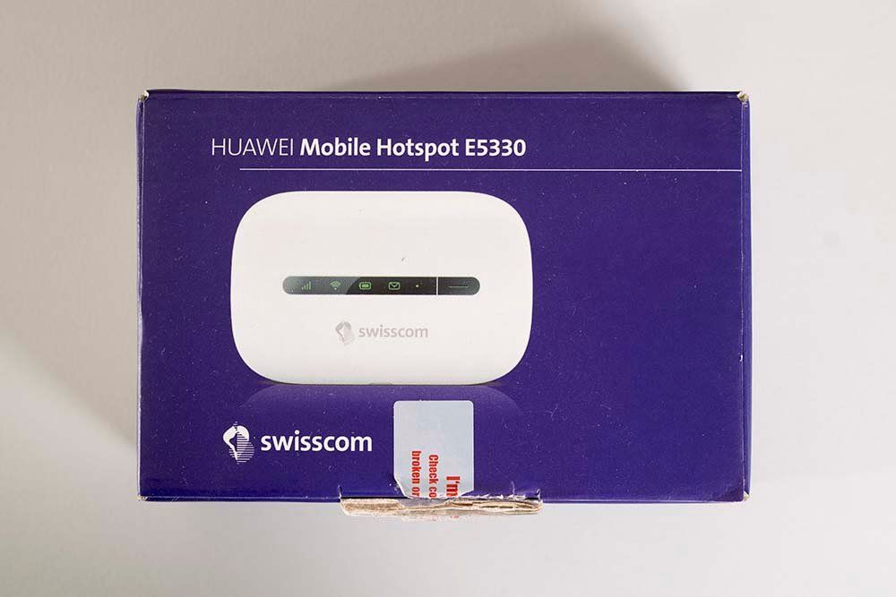 Huawei Modem & Router: Swisscom Huawei Mobile Hotspot E5330 SIM WiFi Router – Usato da Basel venduto da phil4001