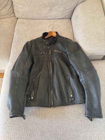Veste moto Spidi en cuir noir occasion