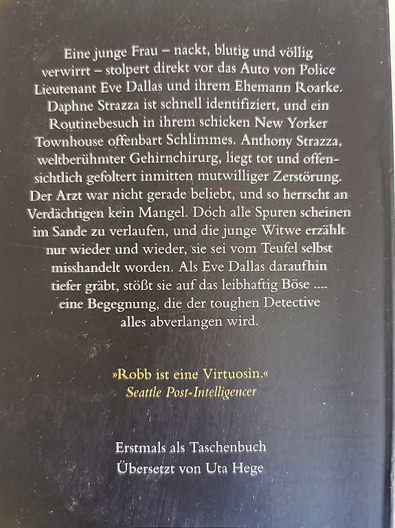 Bücher: J. D. Robb - Nora Roberts – Gebraucht aus bern von jeannie2006 3