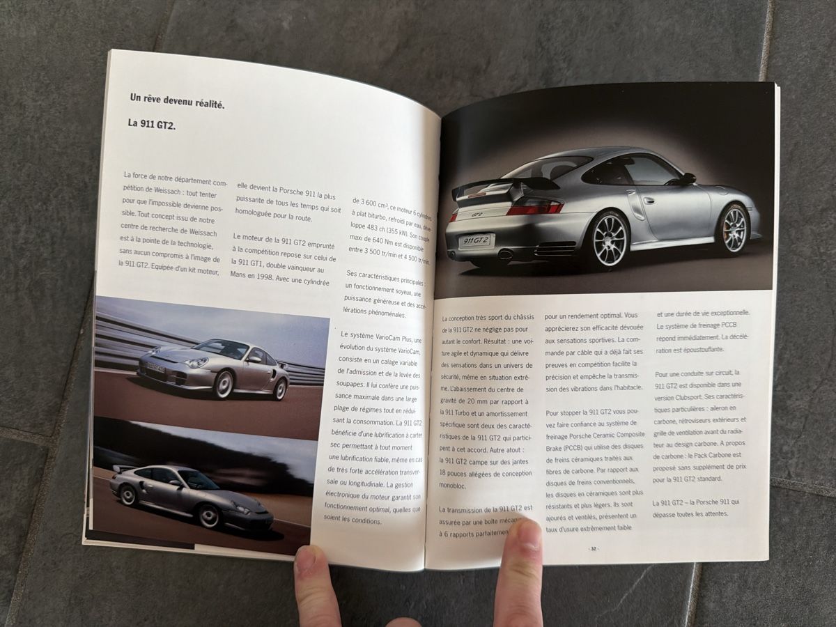 Porsche Documenti: Porsche Broschüre: Les modèles – Nuovo (secondo la descrizione) da Wolfwil venduto da Rolex1 4