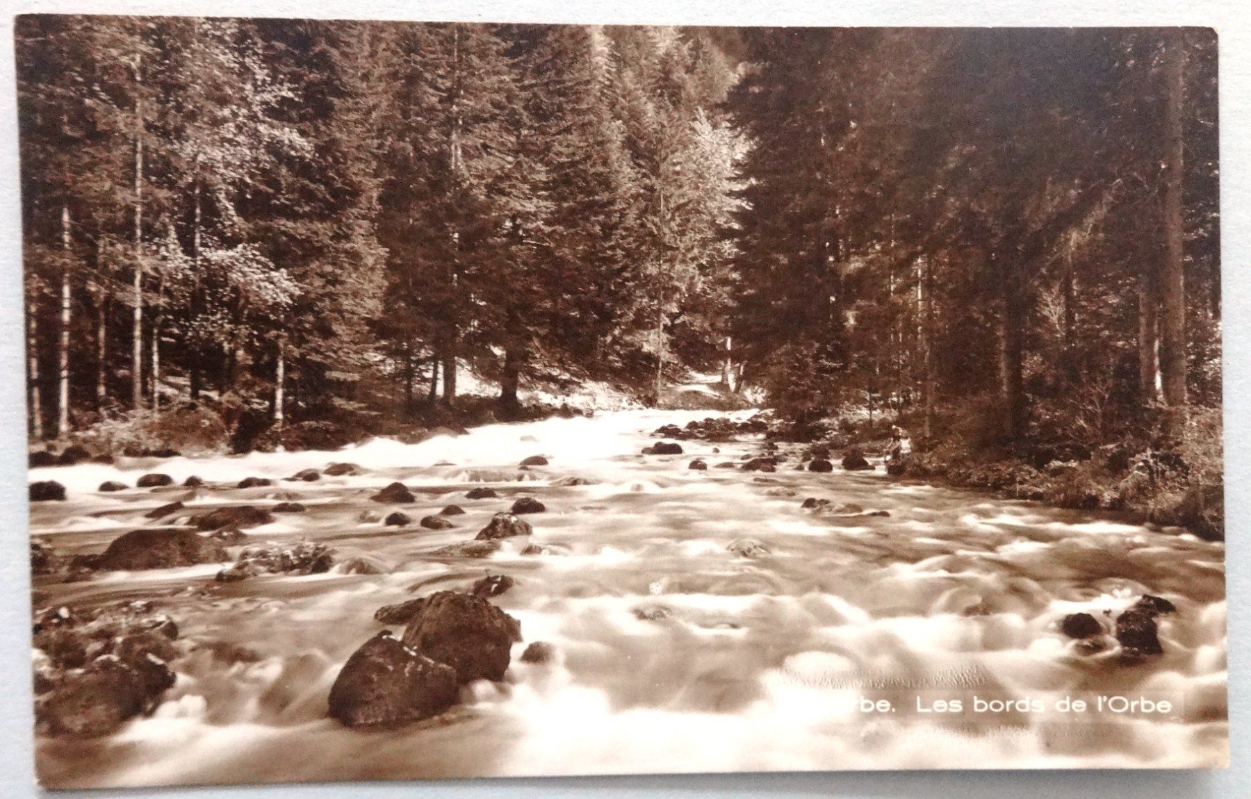 Cartoline postali: Les bords de l' Orbe – Usato da Fétigny venduto da Billy2miny