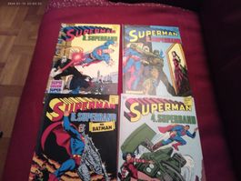 Superman Superband Comics  - NR. 4,5,6,8 EHAPA VERLAG