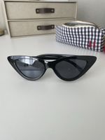 Cat-Eye Sonnenbrille Schwarz Cat. 3 UV400
