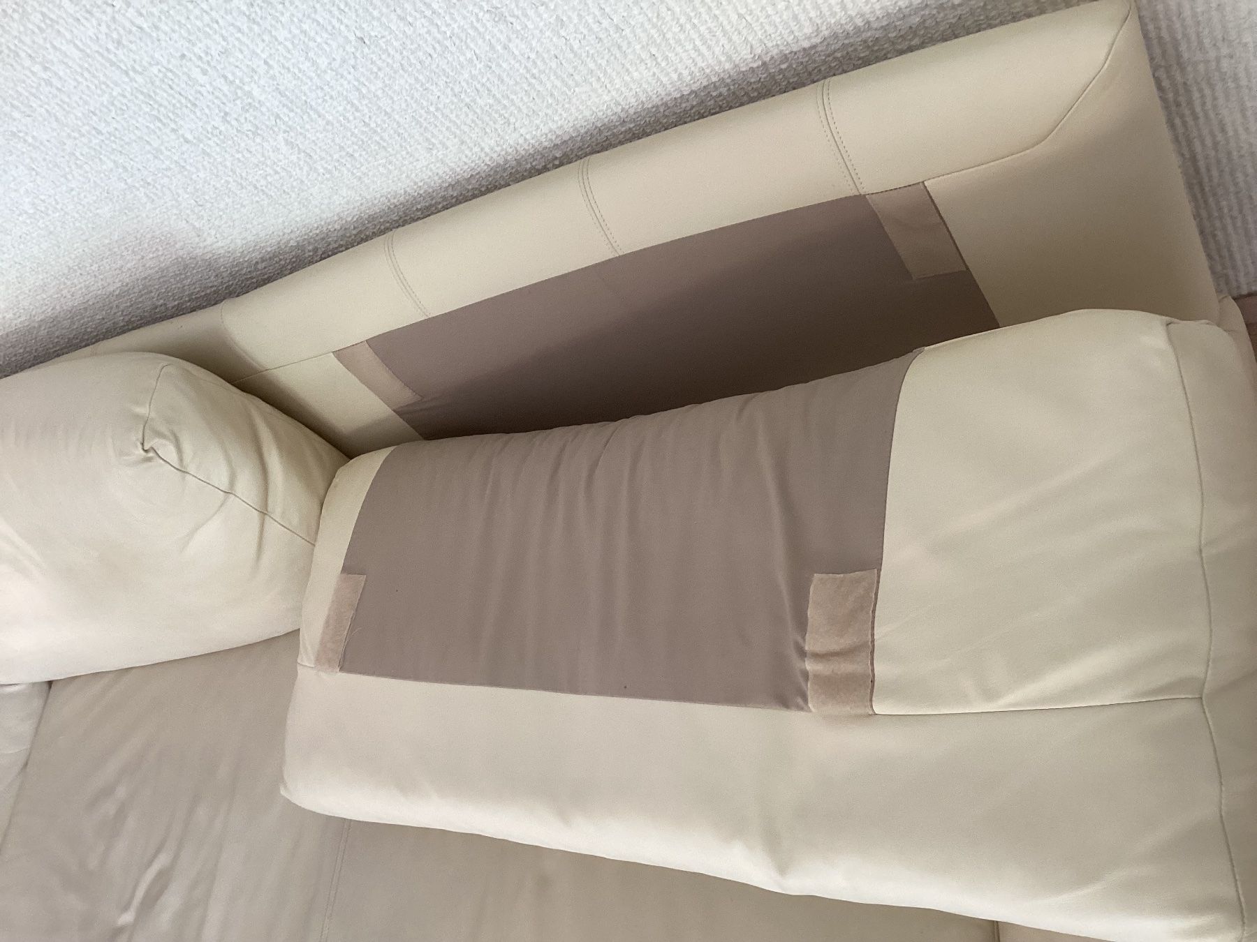 Sofas: Ledersofa beige – Gebraucht aus Goldau von dgh_bwh7 3