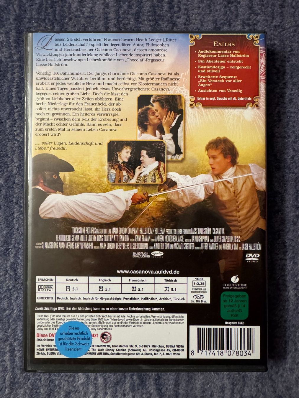 Tutti i DVDs: DVD Casanova – Usato da Winterthur venduto da Malve00 1