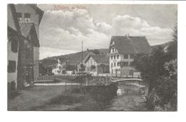 Affoltern am Albis (ZH) Gemeindehaus - Dorfbach - 1908