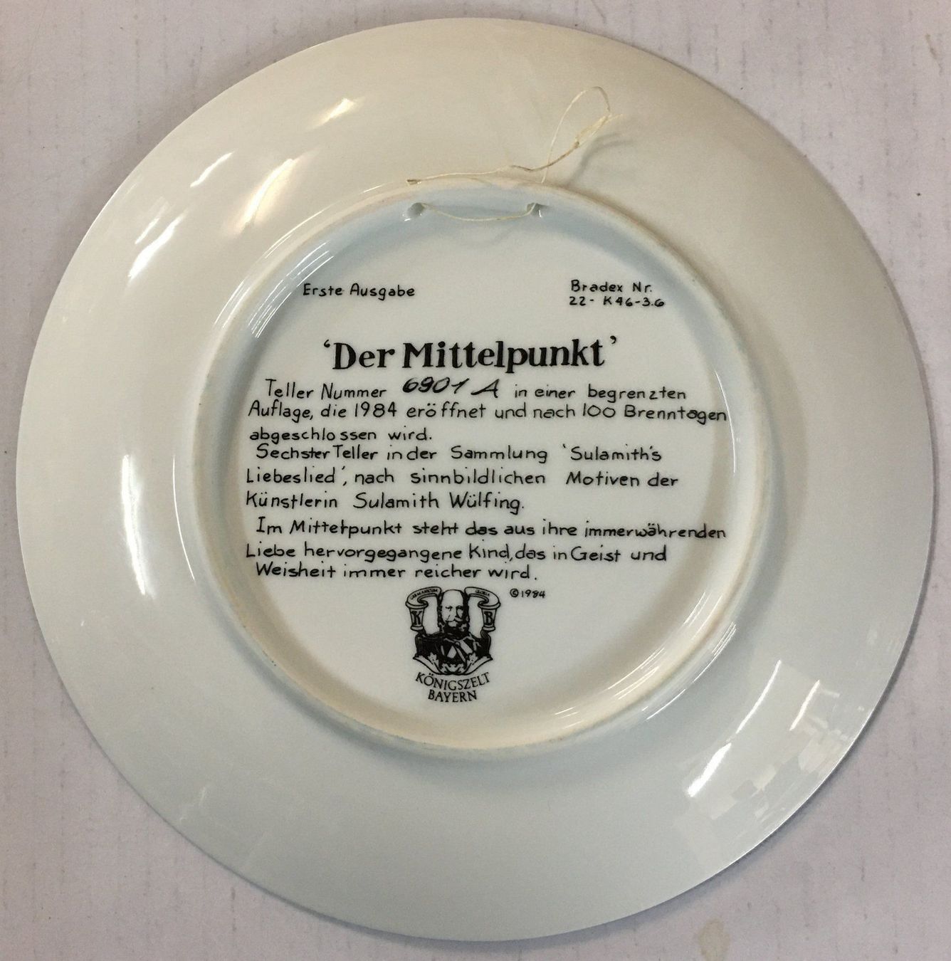 Piatti: Sammelteller "Der Mittelpunkt" – Usato da Oftringen venduto da Vucki 2