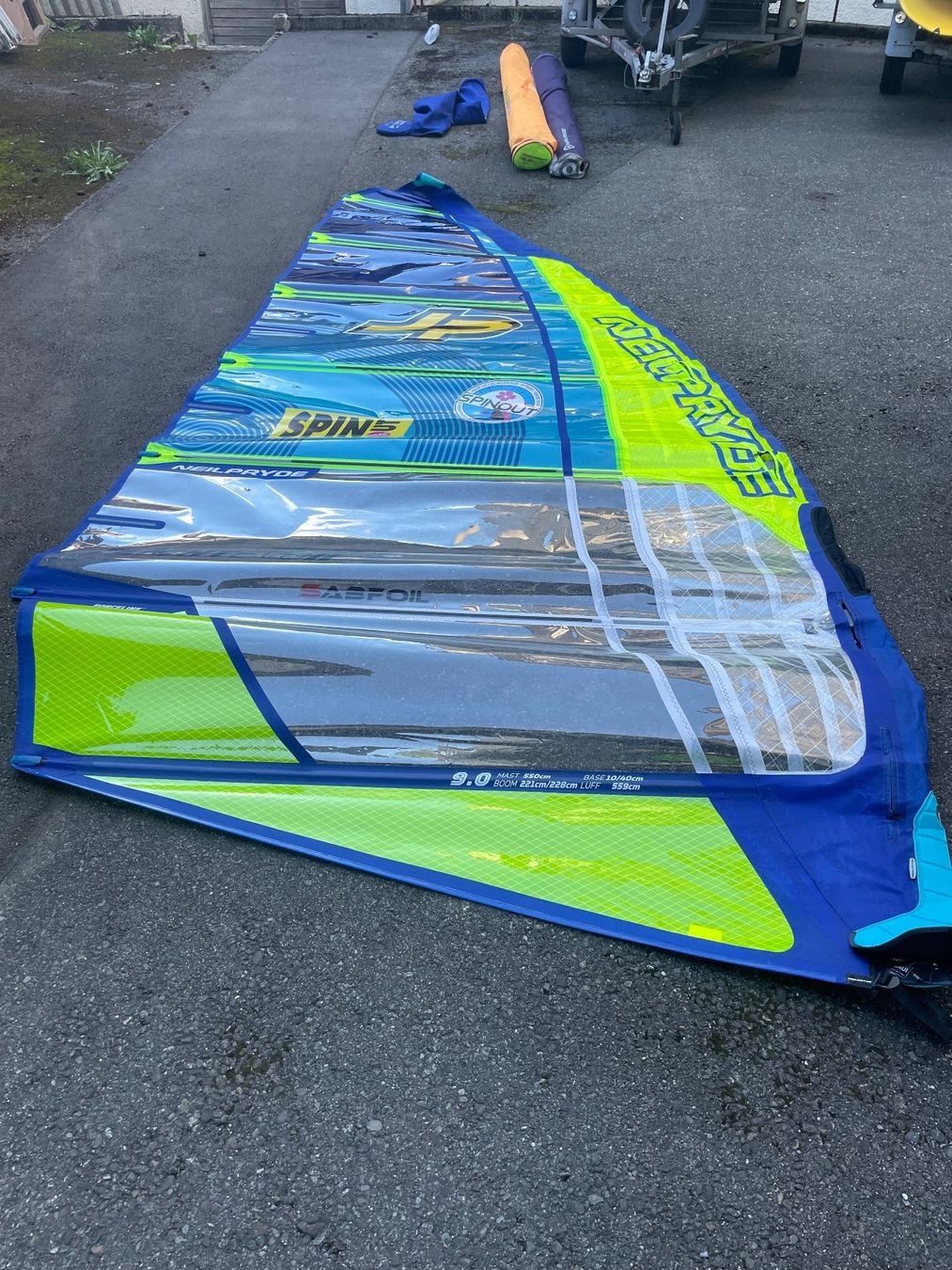 Surf: Windsurfsegel NeilPryde Flight Evo 2 9.0 – Usato da Lenzburg venduto da Threesixty