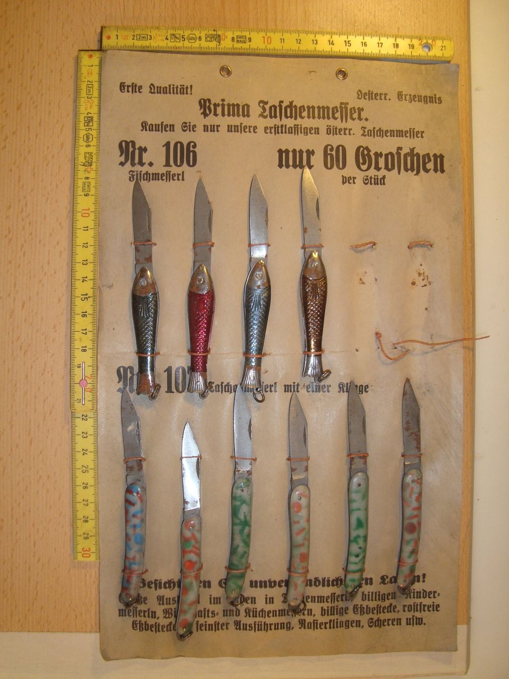 Coltelli tascabile: Taschenmesser Verkaufskarton – Usato da Vordemwald venduto da tinumesser
