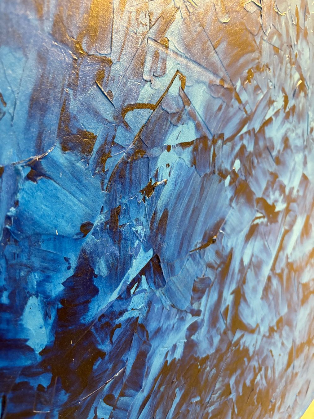 Dipinti: 100cm breitx 80cmhoch Acryl Gemälde blau – Usato da Ottenbach venduto da TimelessEmotions. 7