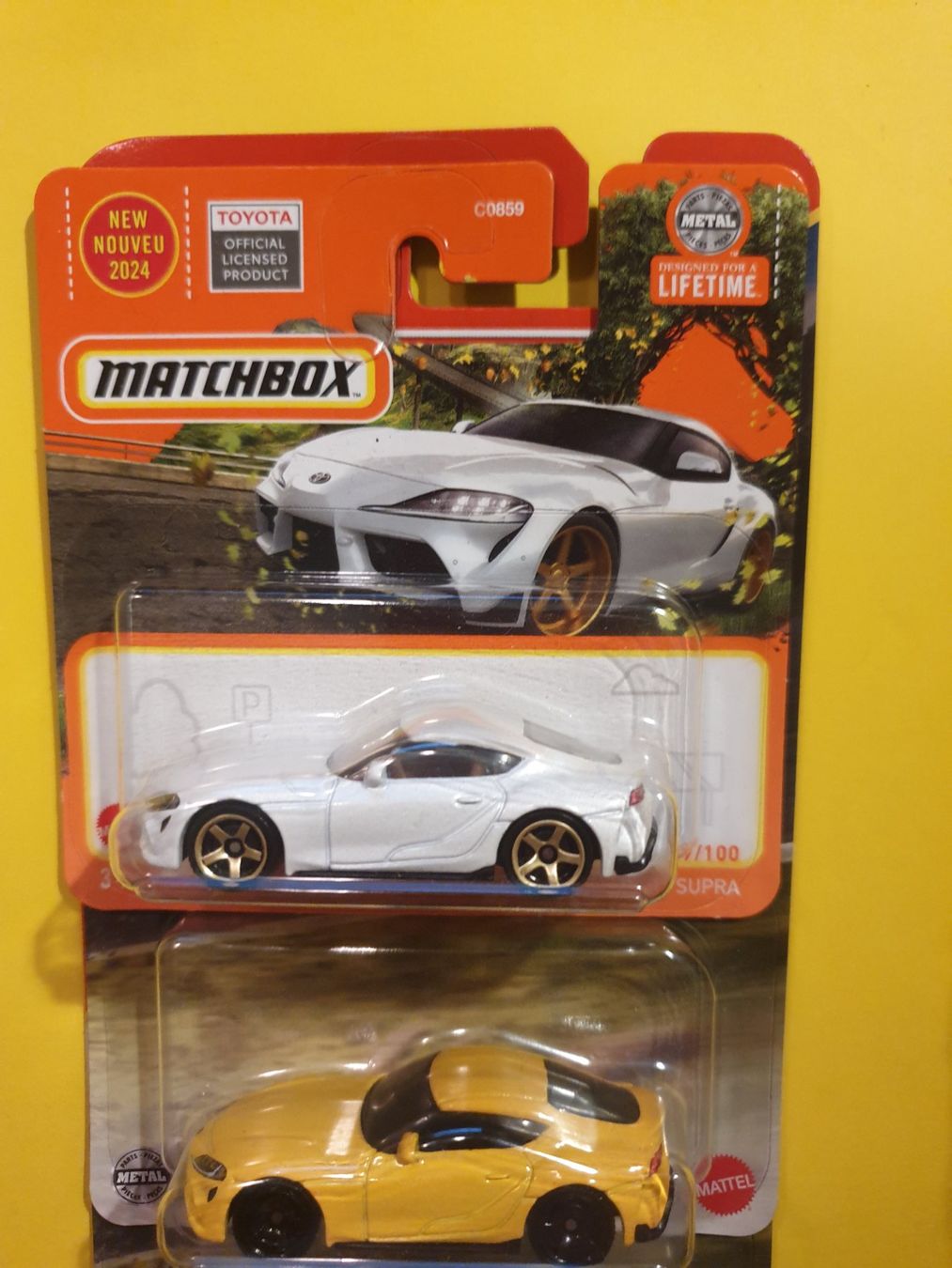 Matchbox Modellini d'auto: 3 x Matchbox 2023 TOYOTA GR SUPRA – Nuovo e nell'imballaggio originale da Oftringen venduto da Rotor 3