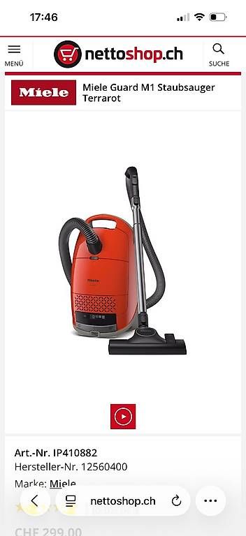 Aspirapolveri & Accessori: Miele Staubsauger Guard M1 – Usato da Bern venduto da figureskater