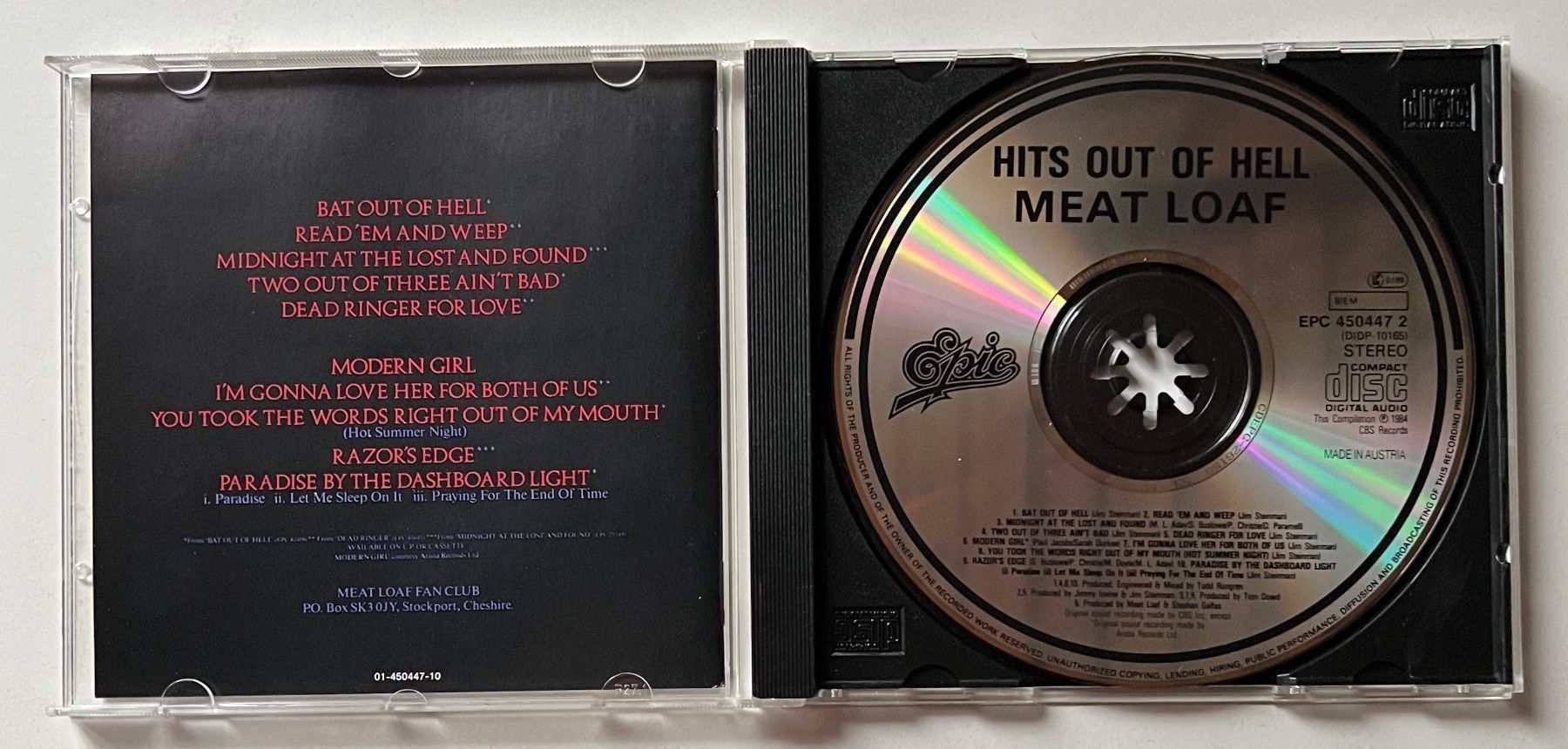 CD: Meat Loaf / Hits Out Of Hell – Usato da Näfels venduto da rottabi 2