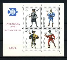 1974, Gedenkblock NABA Basel, Nr. 2 **