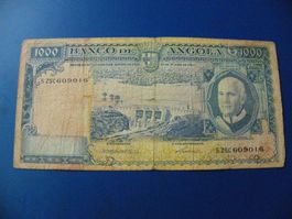 Angola 1000 Escudos 1962, P-96 VG (Serie 5ZSC)