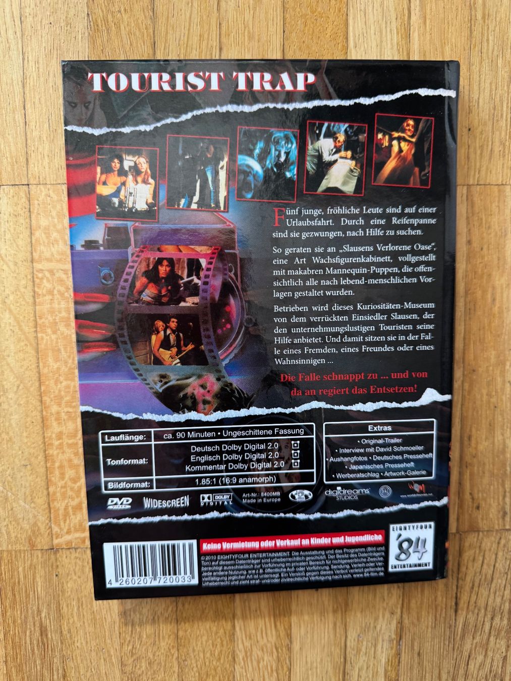Tutti i DVDs: TOURIST TRAP. (DVD/HARTBOX) – Usato da Basel venduto da san_2qlq 1