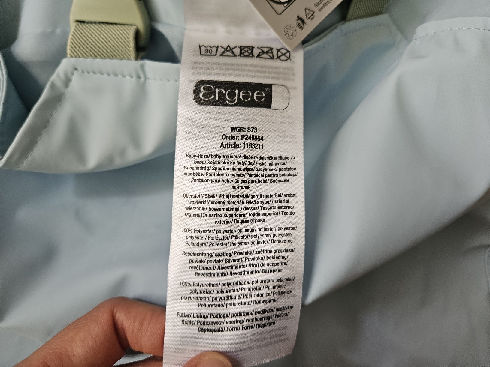 Pantaloni: NEU Regenhose mit Latz 92 – Nuovo e nell'imballaggio originale da Zürich venduto da Kris8050 3