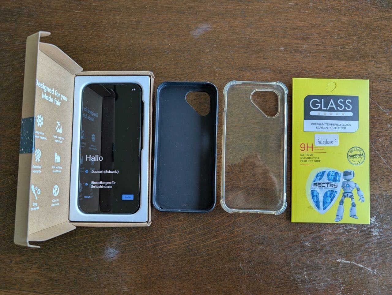 Fairphone Telefoni cellulari / Smartphones: Fairphone 5 FP5 ink. Schutzhüllen & Glas – Nuovo (secondo la descrizione) da Zollikofen venduto da TobiBatt 3