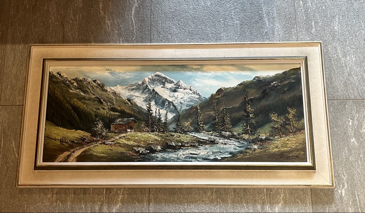 Dipinti: 2 Naturgemälde – Usato da Kandergrund venduto da balmeschi 1