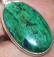 Anhänger L-2350 – Afrikanischer Malachit Chrysocolla