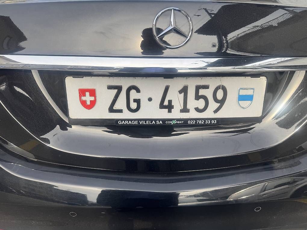 Insegne: 4 Stellige Zuger  Kennzeichen Nummer Kontrollschild – Usato da Baar venduto da Future003