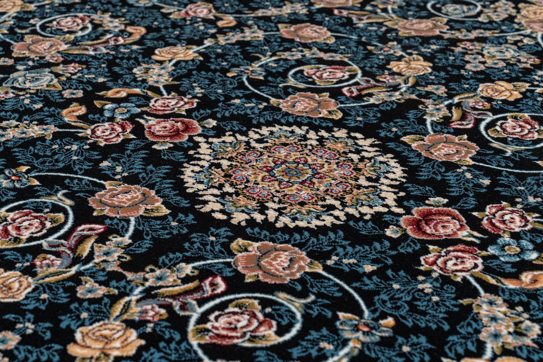 Tappeti: Schöner Orientteppich Perser Teppich blau Wohnzimmer – Nuovo e nell'imballaggio originale da Birmensdorf ZH venduto da azad110 3