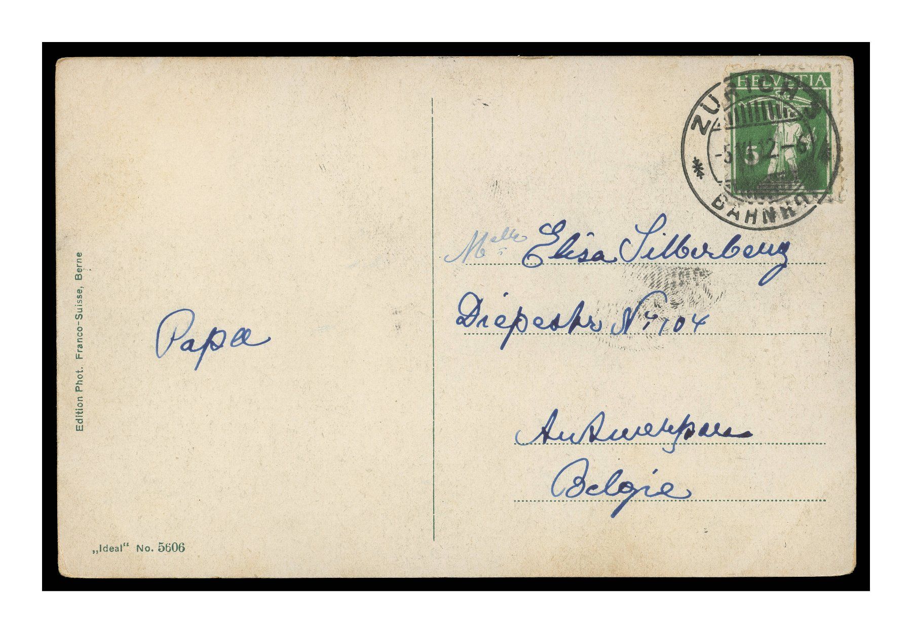 Cartoline postali: ZÜRICH - 1912 "Bauschänzli" – Usato da Onex venduto da gonsla01 1