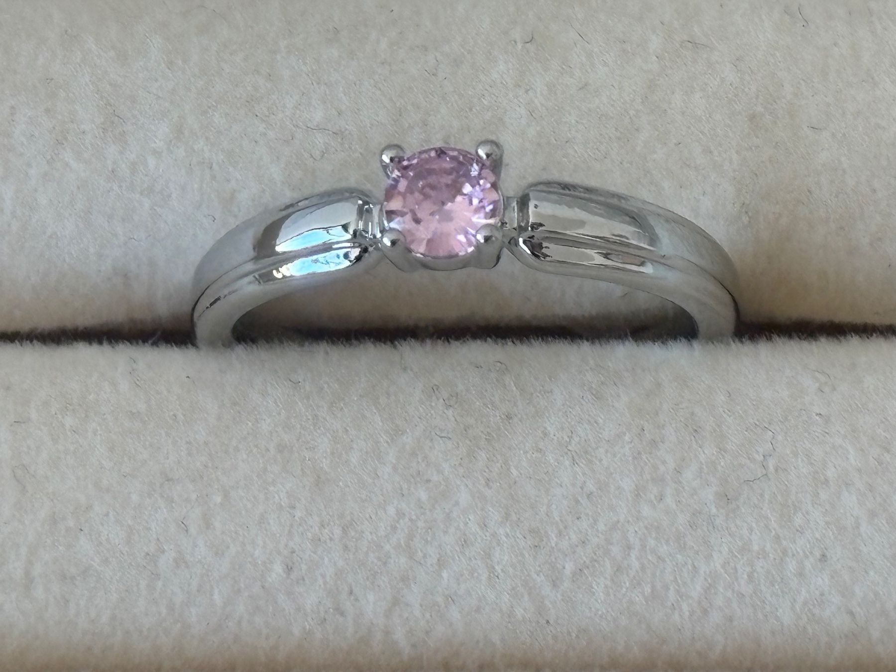 Anelli: Luxus Elegante Gr.17/7 Ring Farbe: Silber/Rosa – Nuovo (secondo la descrizione) da Biel-Bienne venduto da Roserosse13 4